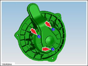 Motor - Fan assembly - HVAC (Remove and Replace)