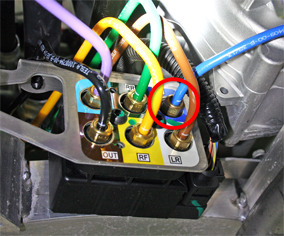 Air Line - Air Suspension - Valve Block to LH Front Air Spring (Remove and Replace)