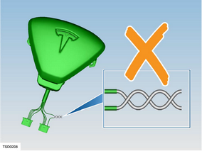 SRS component testing precautions