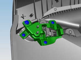 Handle - Interior Release - Door - Rear - LH (Remove and Replace)