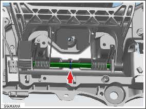 Fork and Control Link - Door - Exterior Handle - Rear - LH (Remove and Replace)