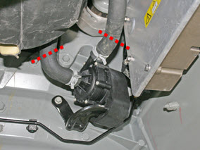 Front Drive Unit (From Below) (Remove and Install) - Removal