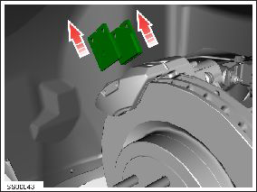 Brake Pads - Park Brake - Set (Remove and Replace)