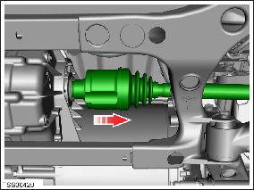 Driveshaft Assembly - LH (Remove and Replace)