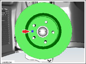 Brake Rotor - Front - LH (Remove and Replace)