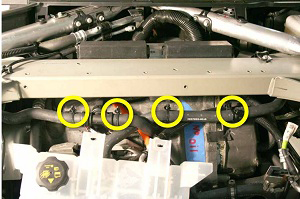 Mount - Front Drive Unit - LH (Remove and Replace) - Removal