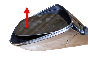 Glass - Door Mirror - LH (Remove and Replace)