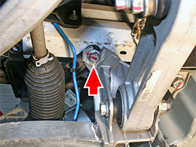 Steering Rack (RWD) (Remove and Replace) - Removal 