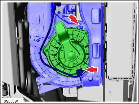 Motor - Fan assembly - HVAC (Remove and Replace)