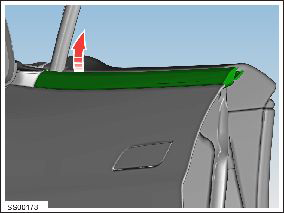 Seal - Door Front Outer Belt - LH (Remove and Replace)