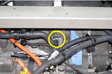 Mount - Front Drive Unit - LH (Remove and Replace) - Removal