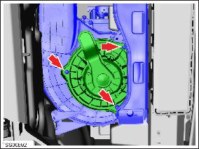 Motor - Fan assembly - HVAC (Remove and Replace)