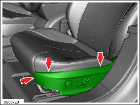 Cover - Outer Side - Driver's Seat (Remove and Install)