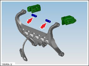 Fork and Control Link - Door - Exterior Handle - Rear - LH (Remove and Replace)