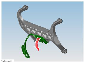 Fork and Control Link - Door - Exterior Handle - Rear - LH (Remove and Replace)